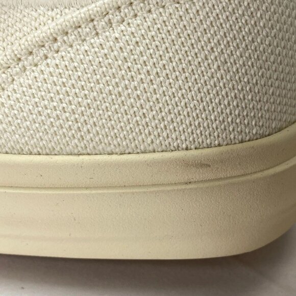 NEW ROTHY'S RS02 Knit Canvas Sneakers – Beige – Size 8.5 – Lace-Up Casual - Picture 2 of 7